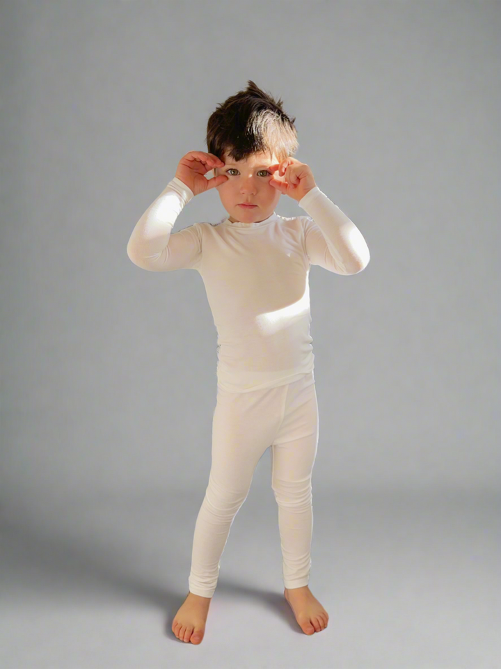 Ensemble de pyjama non teint en TENCEL™ Premium pour enfants