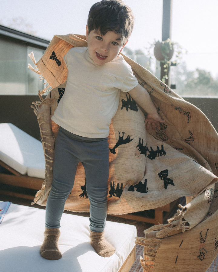 Undyed Organic Seaweed Fiber T-Shirt