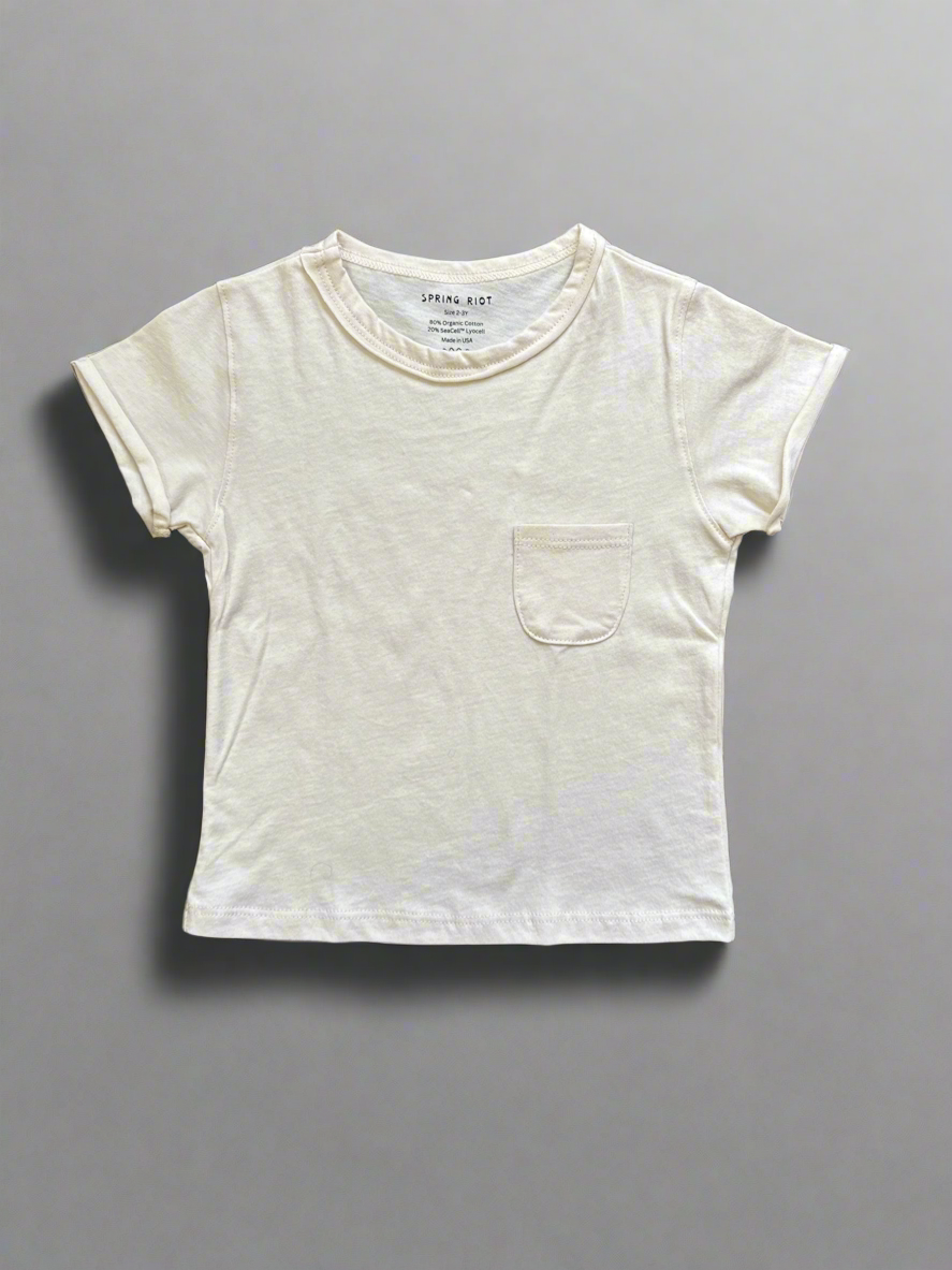 Undyed Organic Seaweed Fiber T-Shirt