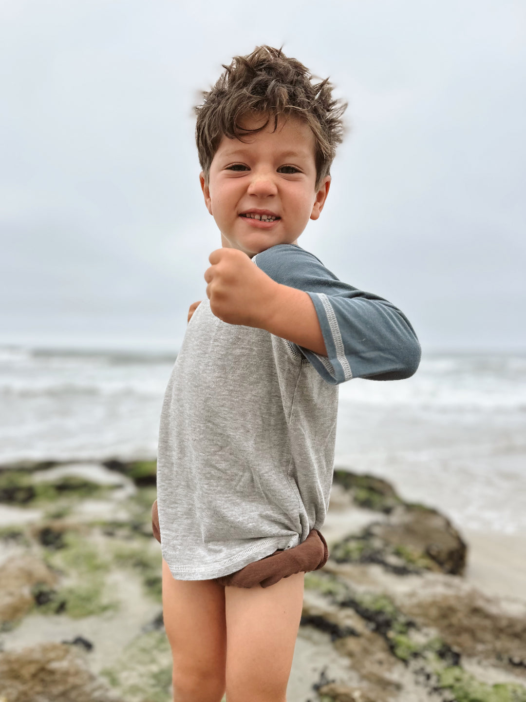 Kids Baseball Tee – Organic Cotton & TENCEL™, Soft & Stretchy
