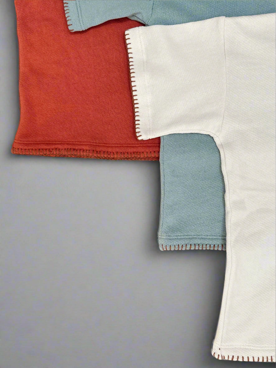 The Hand-Embroidered French Terry Top