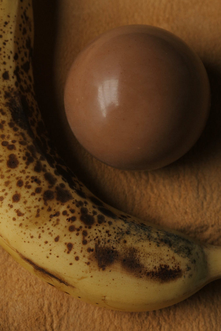 Desert Rose – Red Clay Sphere Soap | Floral & Cacao Butter Infusion