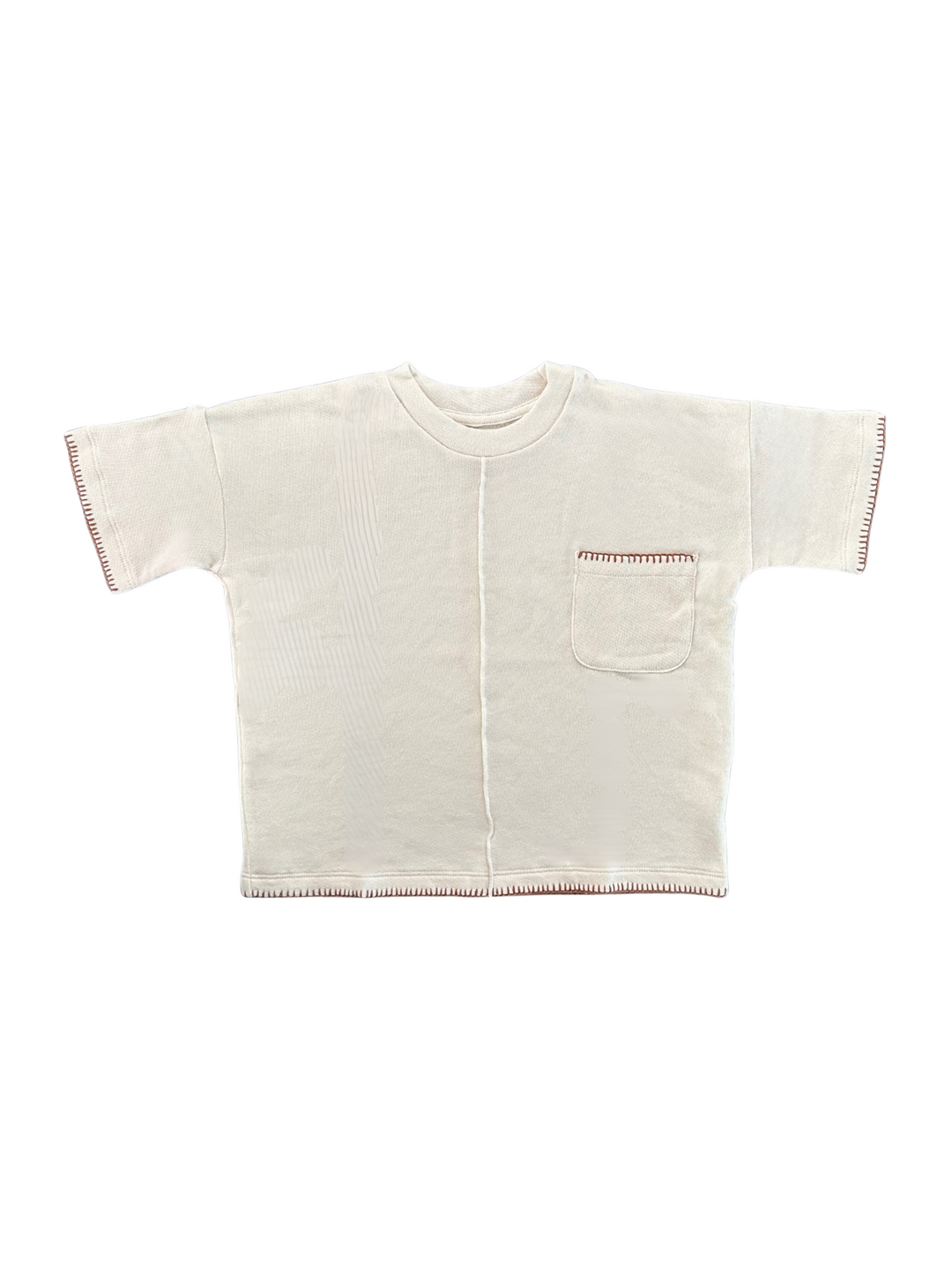 French Terry Top – Pima Cotton, Hand-Embroidered (Kids)