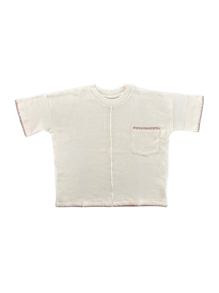 French Terry Top – Pima Cotton, Hand-Embroidered (Kids)