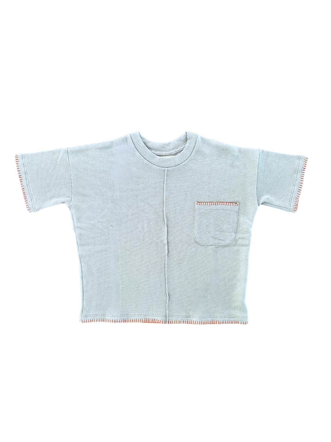 French Terry Top – Pima Cotton, Hand-Embroidered (Kids)