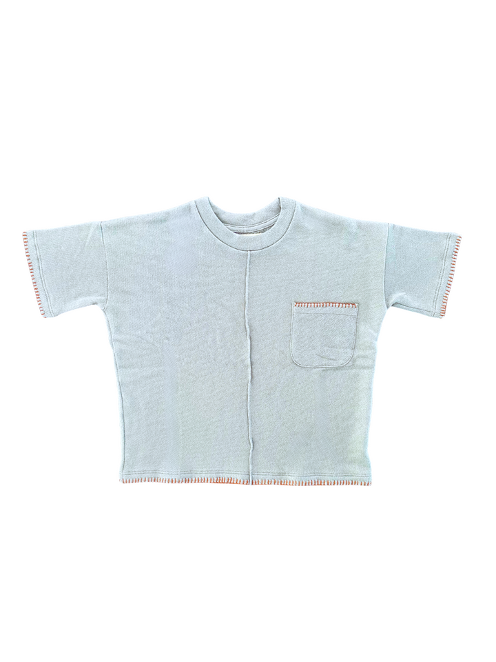 French Terry Top – Pima Cotton, Hand-Embroidered (Kids)
